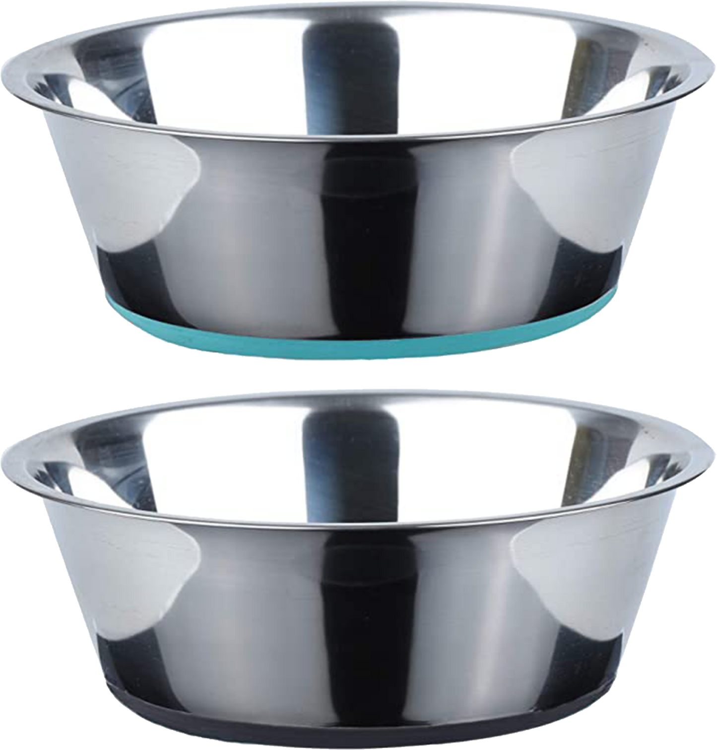 Deep Stainless Steel Dog Bowls Nonslip Bottom