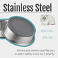PEGGY11 Nonslip Stainless Steel Dog Cat Bowls | No slide silicone bottom, Dishwasher safe, Easy to clean, Stackable design