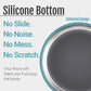 PEGGY11 Nonslip Stainless Steel Dog Cat Bowls | No slide silicone bottom, Dishwasher safe, Easy to clean, Stackable design