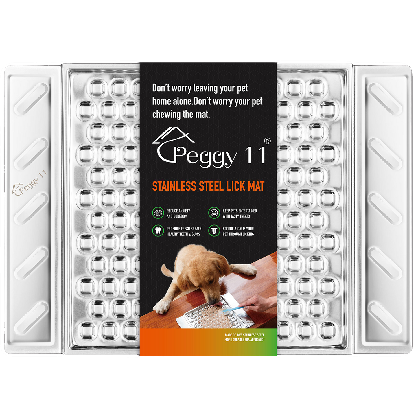 Stainless Steel Pet Licking Pad